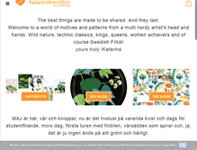 Tablet Screenshot of katarinahamilton.se